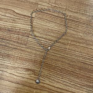 Ettika Total Eclipse 18k Gold Plated Lariat Necklace